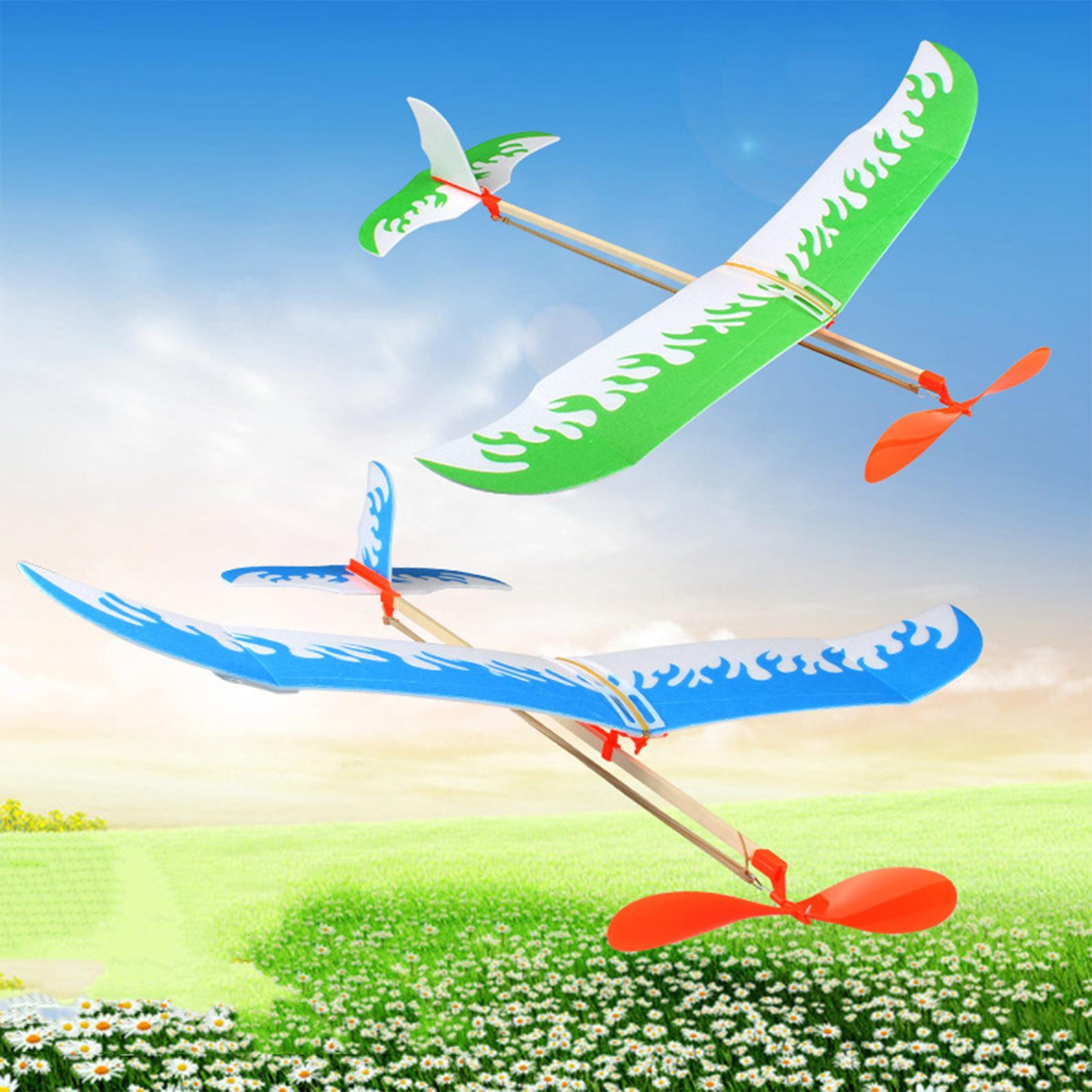 Outdoor Adventure Games - Lastik Bantlı Uçaklar Motorlu Planör Uçak