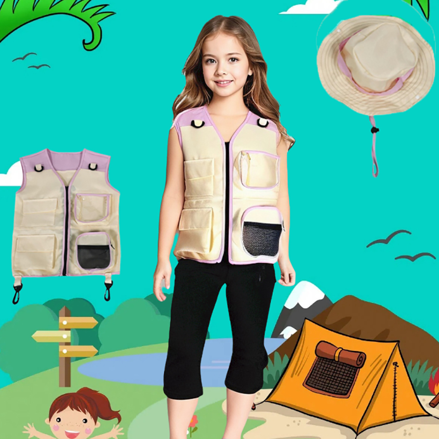 Çocuk Explorer yelek şapka tak - Outdoor Adventure Activities For Kids incelemesi ve fiyatı