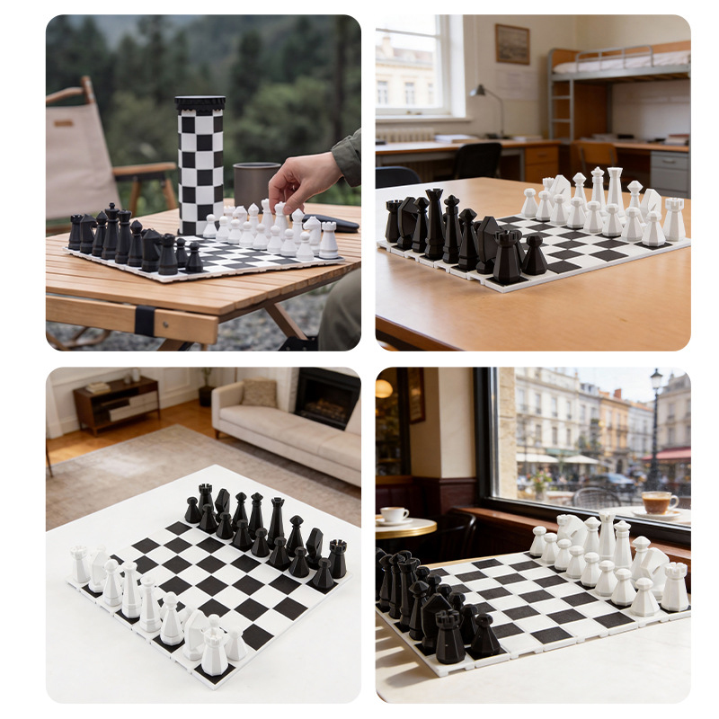 2 in 1 Taşınabilir Satranç Oyu - Outdoor Adventure Games incelemesi ve fiyatı