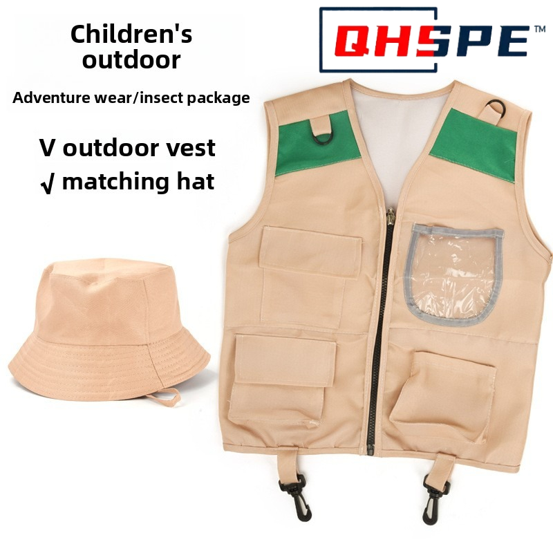 Çocuklar Explorer Yelek ve Şap - Outdoor Adventure Activities For Kids incelemesi ve fiyatı